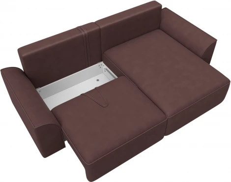 Диван угловой Лига-048 НПБ Лига Диванов (Замша) арт.128285