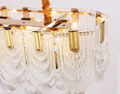 Подвесная люстра каскадный Ambrella TRADITIONAL TR5389 (220V, хрусталь, на цепи)