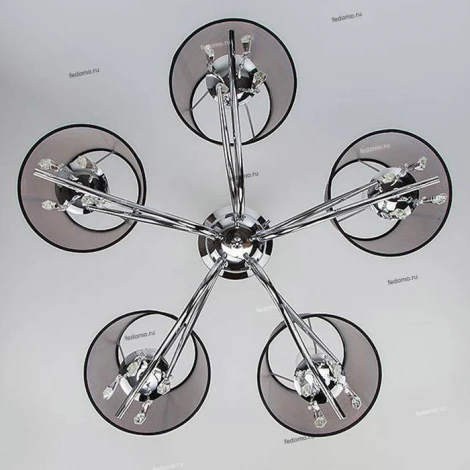 Потолочная люстра Eurosvet Morise 70048/5 хром