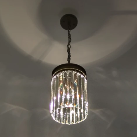 Подвесной светильник Citilux Мартин CL332011 (220V, хрусталь, на цепи, круглые)