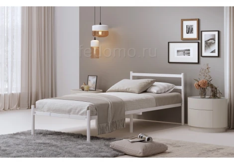 Односпальная кровать Woodville Фади 90х200 белая 491583