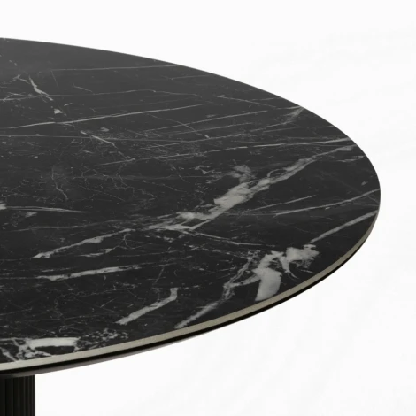 Обеденный стол Elan диаметр 120 COSMO RED арт.5-C-D120-N-CM-PVC-SUP-MS-e