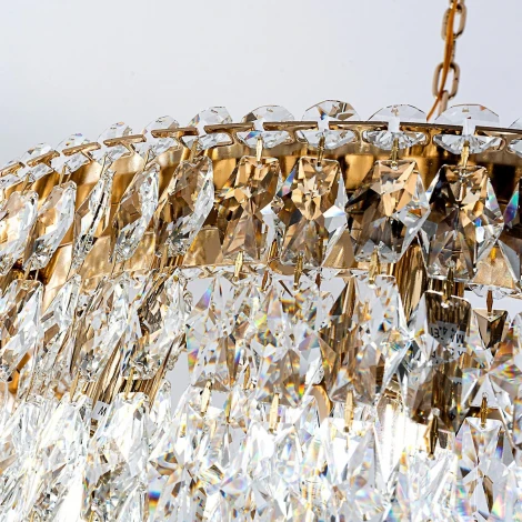 Подвесная люстра хрустальная Modelux MODELUX ML.7074.18 GD