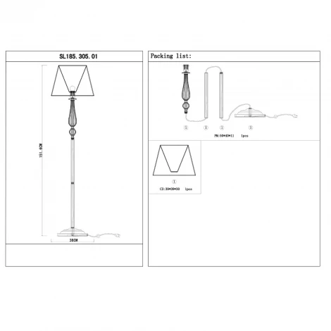 Торшер ST Luce Grazia SL185.305.01
