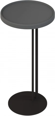 Придиванный стол Кальяри графит/черный 4320091508