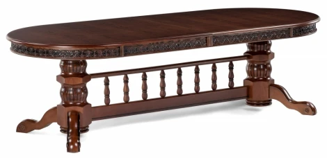 Деревянный стол Woodville Кассиль орех с коричневой патиной 450829