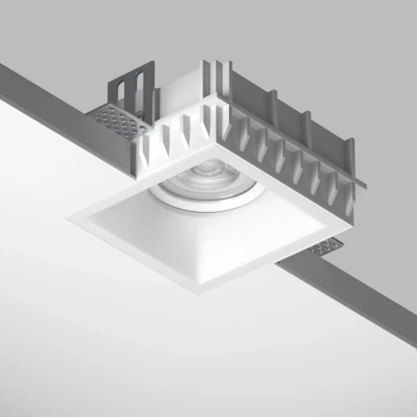 Встраиваемый светильник под гипсокартон и под LED модуль/ламп МR16 Lightstar Domino G214506WMOD (220V)