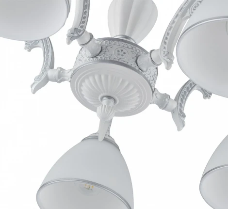 Подвесная люстра Arte Milano AM340837 340837/5 WT+SL (220V, на цепи)