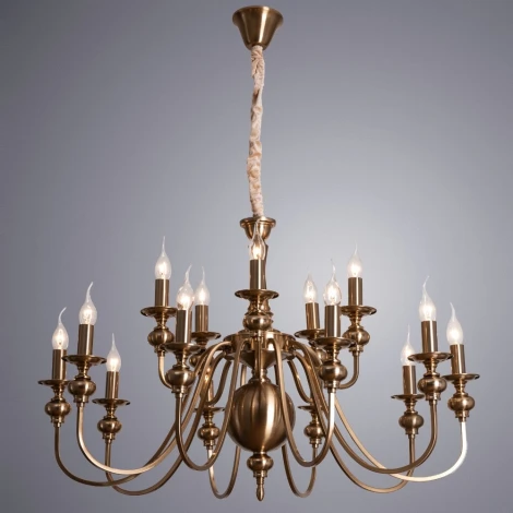 Подвесная люстра Arte Lamp Passoni A6097LM-15PB