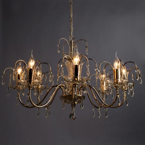 Подвесная люстра Arte Lamp Sparkles A3054LM-8GO