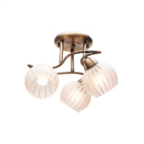 Потолочная люстра IDLamp Carlota 244/3PF-Oldbronze