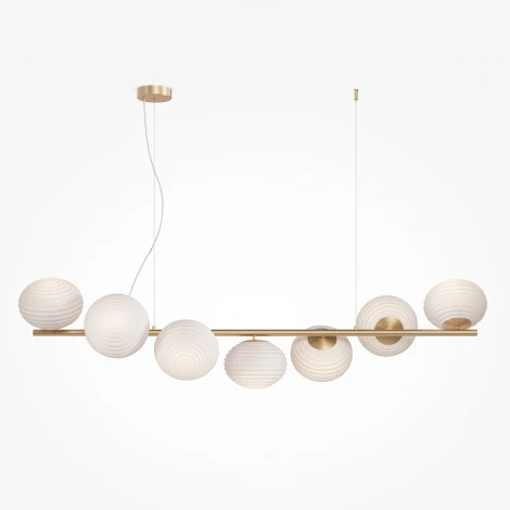 Подвесной светильник Maytoni Reels MOD268PL-07G (220V, на проводе, шарики)