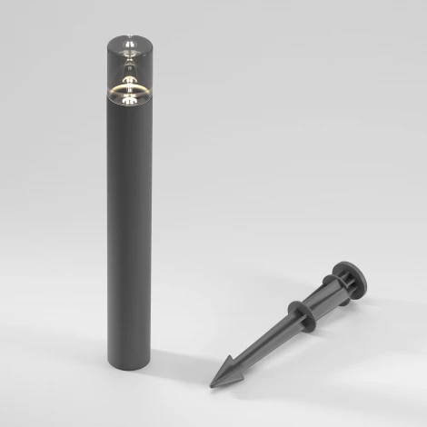 Грунтовый светильник Elektrostandard Hidden 35166/F LED серый (220V, круглые, IP54)