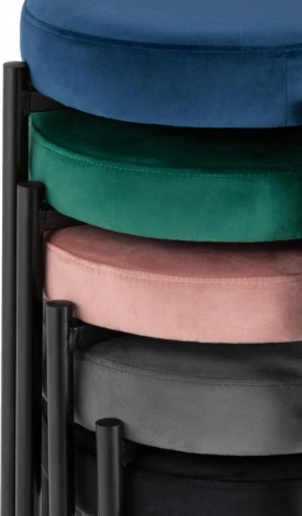 Табурет Кудо (Кудо velutto 32 / черный) Woodville арт.586762