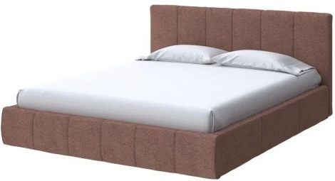 PROxSON Кровать Varna Grand без основания (Ткань: Жаккард Tesla Брауни) 160x200