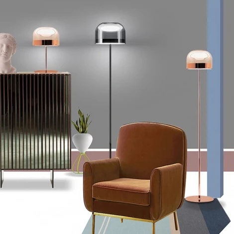 Торшер Noten L Серый ImperiumLoft Noten-Fl01 (178215-26) (LED, 220V)