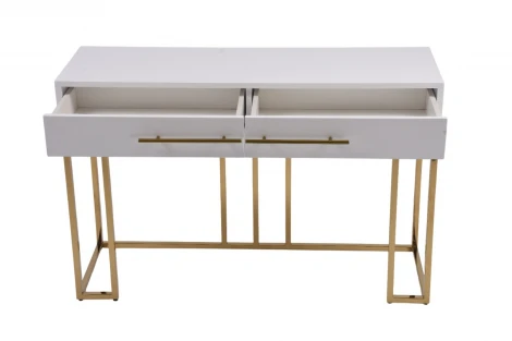 Стол-консоль IST-CASA Альма МС9005-120W, 120х40х78 см, белый глянцевый