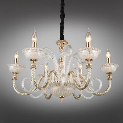 Подвесная люстра Omnilux 883 OML-88303-06 (220V, на цепи, свеча)