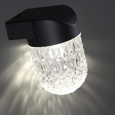 Настенный светильник уличный Novotech Estima 359295 STREET черный IP65 LED 7W 4000K 220V (круглые)