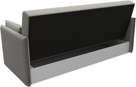 Диван-книжка Лига-018 (Бежевый/Рогожка) Лига Диванов арт.125608