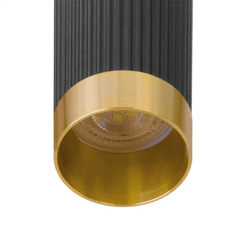 Подвесной светильник Wolta WSL-MR11/P16BG под лампу MR11 с цоколем GU10 Черный / золотой SHELL