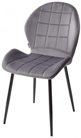 Обеденный стул M-City FLOWER BLUVEL-14 GREY, велюр