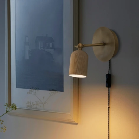 Бра Pori Light Wood ImperiumLoft Pori01 (101925-26) (LED, 220V, выключатель)