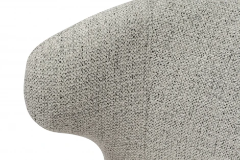 30C-13780 Стул обеденный шенилл белый 55*62*77см Garda Decor