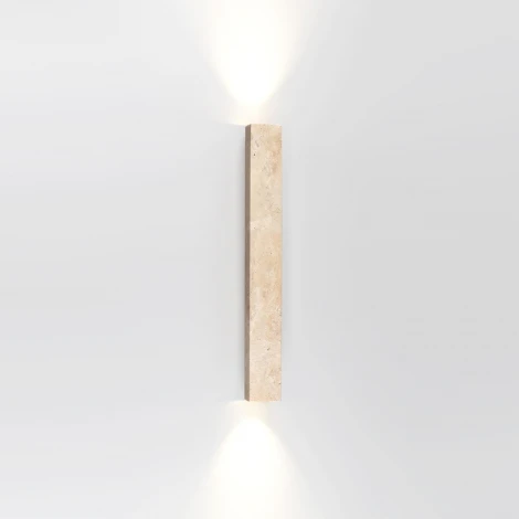 Настенный светильник Up Down Odeon Light Travertino 6625/10WL металл/камень/бежевый 10W 3000K 220V (LED)