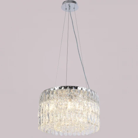 Подвесная люстра хрустальная ILLUMICO IL5063-400PZF-25 CH ELITE