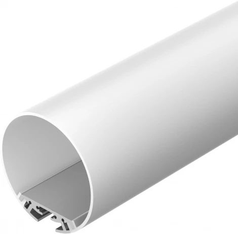 Профиль с экраном SL-ROUND-D60-2500 ANOD+OPAL (Алюминий) 020474 Arlight SL-ROUND