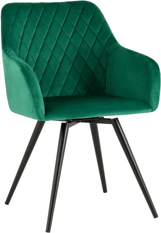 Стул вращающийся Дастин велюр зеленый УТ000036169