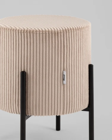 Пуф Stool Group Кейси велюр рельефный коралловый арт.УТ000040012