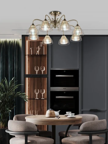 Потолочная люстра на штанге Мелодия Света SS1N 000024931