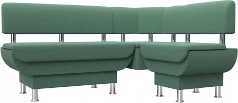 Диван кухонный угловой Альфа правый угол Лига Диванов (Рогожка) арт.123814