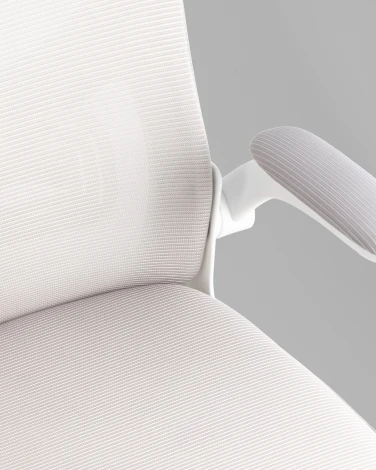 Кресло офисное TopChairs Core серый с подголовником пластик белый TopChairs УТ000041968