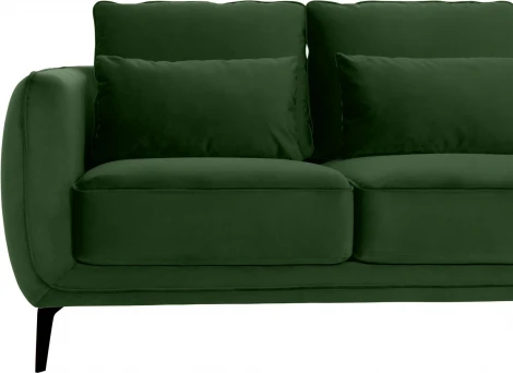 Диван Amsterdam двухместный ОГОГО (арт.698447), (Ткань/Зеленый)