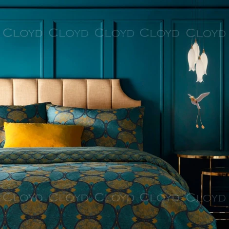 Подвесной светильник (цветы, птички) Cloyd Argana 11241 (220V, на проводе, цветы, птички)