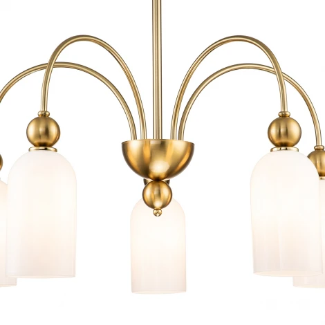 Потолочная люстра на штанге Escada ODE 686/5PL Copper (220V)