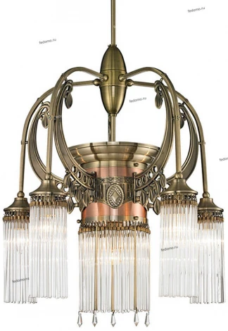 Подвесная люстра N-Light 664 664-06-56 antique brass