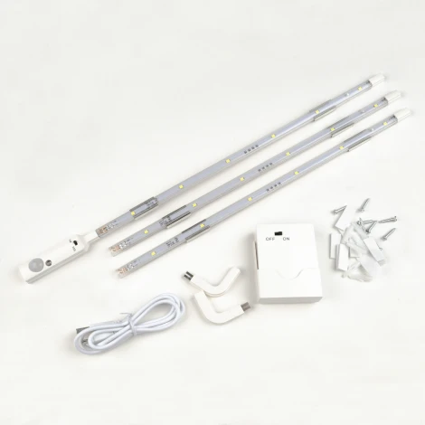 Мебельный светильник Uniel ULM-F42-3W/4200K SENSOR IP20 WHITE (LED, 220V, датчик движения, выключатель)