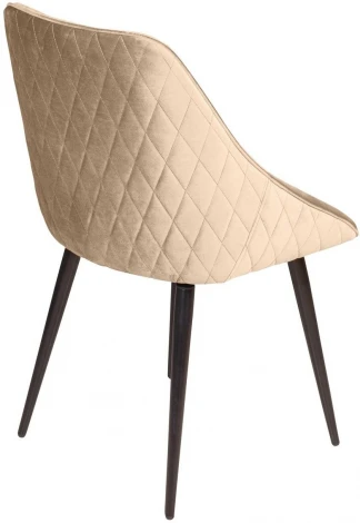 Стул Neo ромб, поворотный на 360 градусов, бархат бежевый 5 /опора конус Top Concept арт.22052