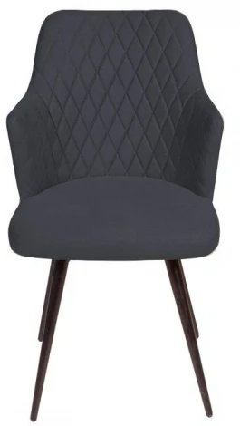 Стул поворотный на 360 градусов Hunt ромб, бархат 03 / чёрный конус Top Concept 80993