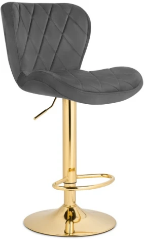 Барный стул Woodville Porch dark gray / golden 15504