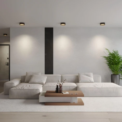 Светильник накладной светодиодный с переключ. цв. температуры Novotech Orbis 359599 черный IP20 LED 24W 220-240V 3000К\4000К\6000К