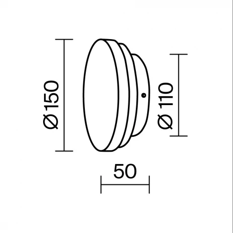 Настенный светильник светодиодный Maytoni Basic Texture MOD461WL-L5BK