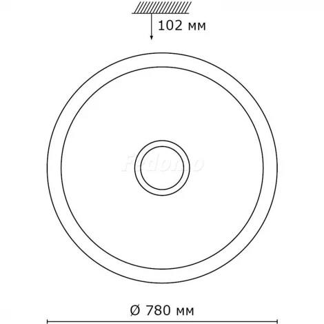Потолочный светильник Sonex Galeo 2054/ML