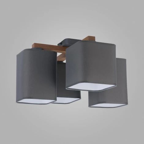 Потолочная люстра TK Lighting Tora Gray 4166