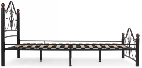 Двуспальная кровать Woodville Мэри 2 160х200 черная 402982