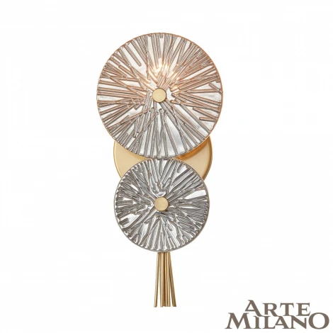 Настенный светильник Arte Milano 7852B.D150.H330.E14.1 G (220V, круглые)